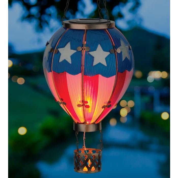 未使用⭐︎気球スタンプ&Hot Air Balloon スタンピンアップ Amazon.com: Regal Art & Gift Hot Air Balloon Solar Lantern